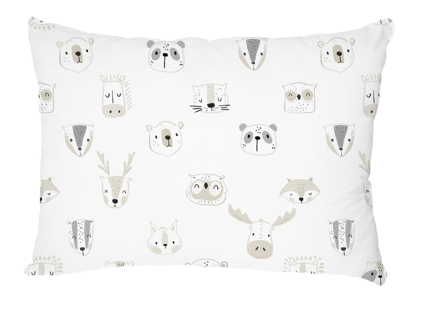 Bunnikins & Clover Toddler Pillows with Pillowcase, 13"x18" Soft Cotton Kid Pillows for Sleeping, Bedding Small Pillow for Boys and Girls Aged 2-5