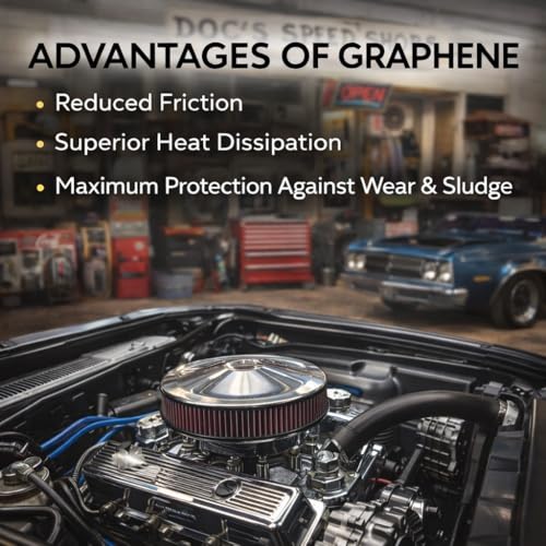 Aceite para motor 10W-30 con modificador de grafeno miniatura 6