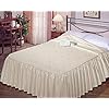 Confezioni Giuliana Couvre-lit Léger Avec Volant, Classique