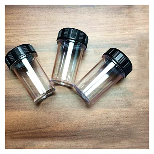 Microscope 45mm 60mm Protective Case RMS Thread, 185 195mm Biological Microscope Objective Lens Plastic Box(4 PCS 60mm)