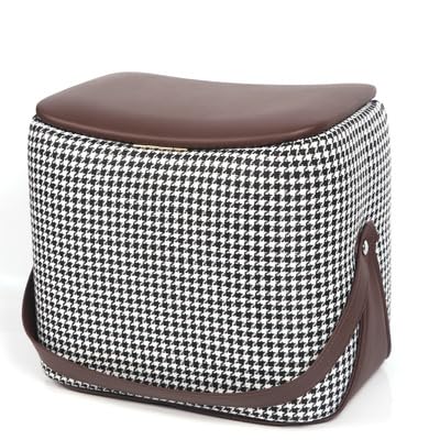 Taburete otomano tapizado para cambiar zapatos, reposapiés para sofá, silla, sala de estar, entrada