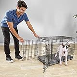 Petco Brand - You & Me Ultra Tough 2-Door Folding Dog Crate, 37' L x 24' W x 25' H, Large