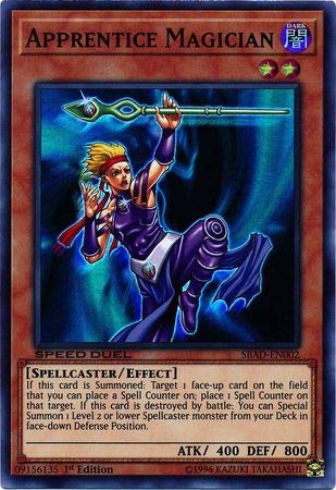 Yu-Gi-Oh! - Apprentice Magician - SBAD-EN002 - Super Rare - 1st Edition