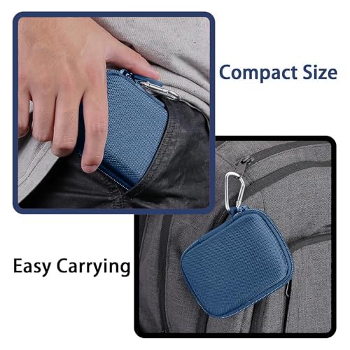 Image of Aenllosi for Crucial X10 / X9 / X9 Pro / X10 Pro 1TB /2TB /4TB /8TB Portable SSD Hard Case,USB 3.2 External Solid State Drive & USB Cable Organizer, Blue (Case Only)