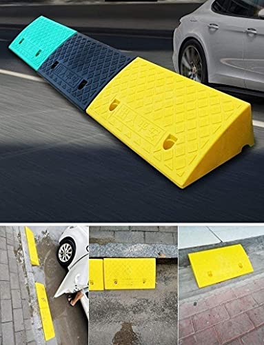 Rampa curb para entrada, 50x38x15 cm, color amarillo miniatura 6