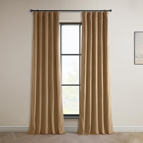 HPD Half Price Drapes - Cortinas Heritage de terciopelo suave para oscurecer la habitaciĂłn, el dormitorio y la sala de estar, 50 pulgadas de ancho x HPD Half Price Drapes - Cortinas Heritage de terciopelo suave para oscurecer la habitaciĂłn, el dormitorio y la sala de estar, 50 pulgadas de ancho x
