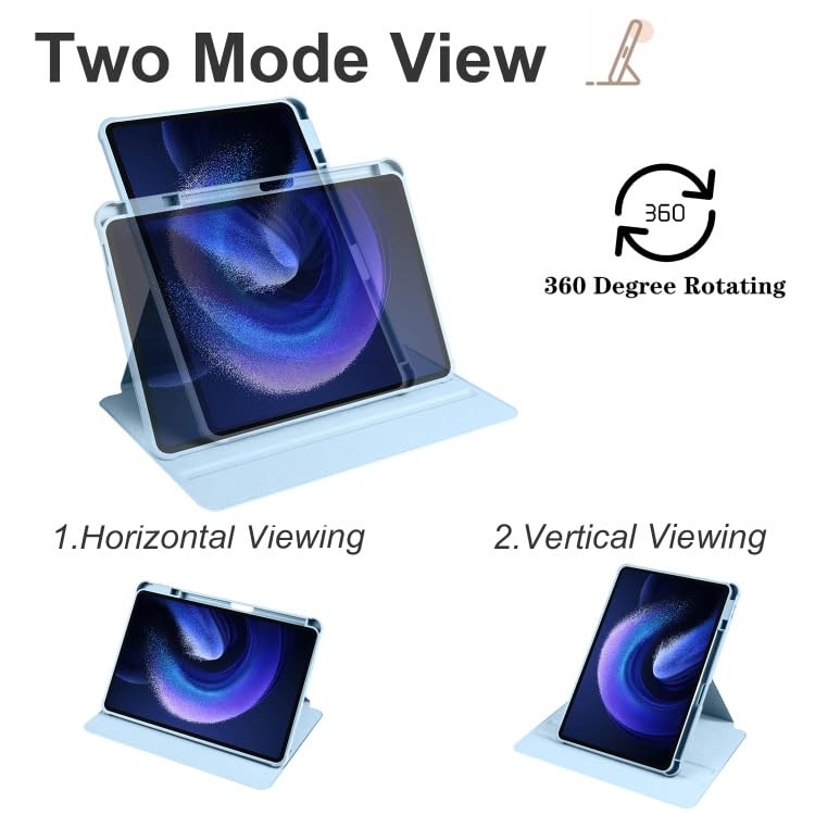 Amazon.co.jp: 360度回転式 スタンド Xiao Mi Pad 5 ケース 縦置き 