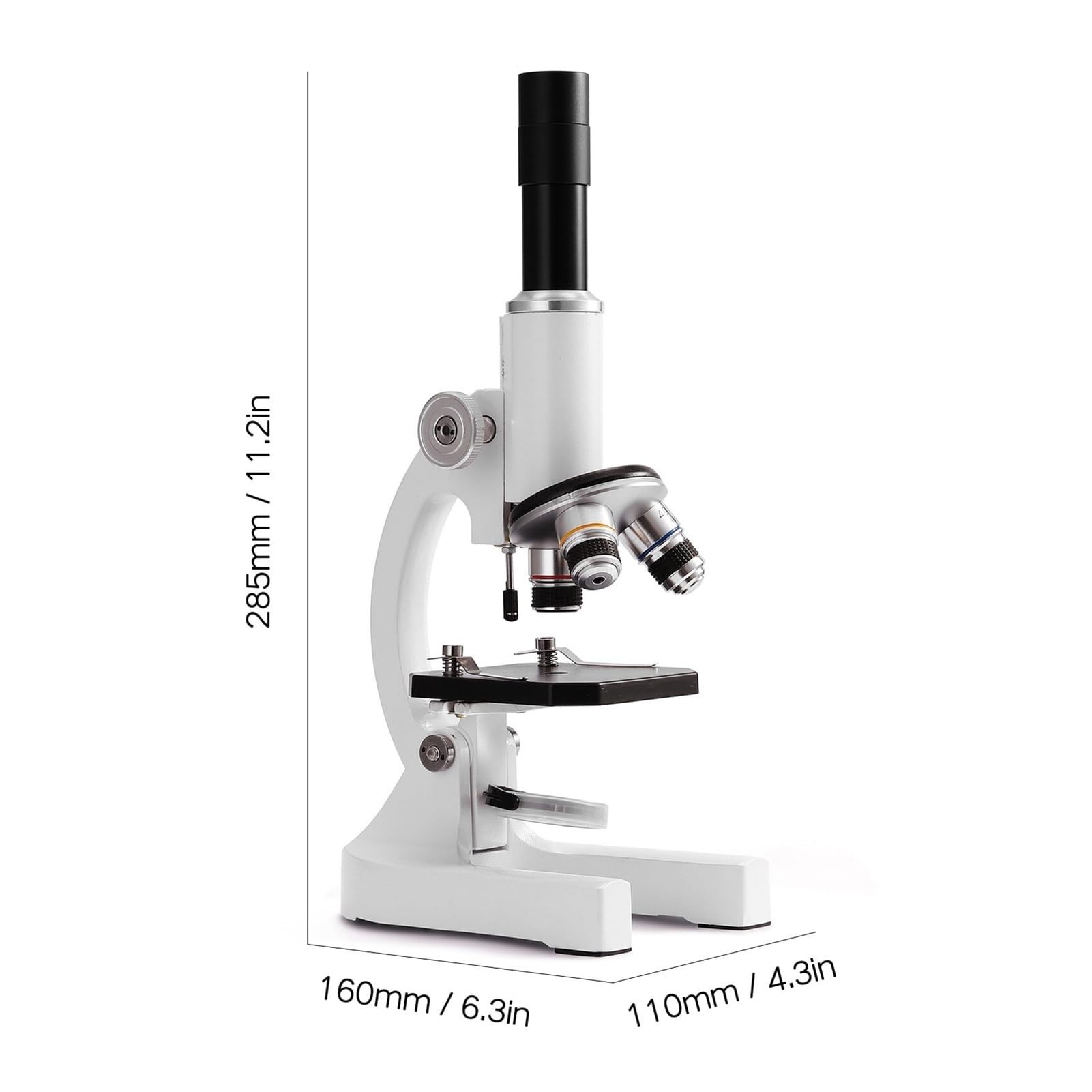 Digitales Mikroskop, 64X-2400X Monokulares Optisches Mikroskop Grundschulkinder Wissenschaftliches Experimentelles Biologiemikroskop Digitalmikroskop