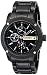 Luxury New Curren Army Black Stainless Steel Date Sports Quartz Mens Wrist Watch (Black+Black)