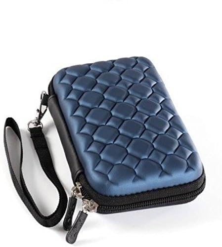 M Mod Con Shockproof External Hard Drive Case Bag Pouch Cover for 2.5-Inch Toshiba Canvio Basic 2 TB Wired External Hard Disk Drive (Blue)