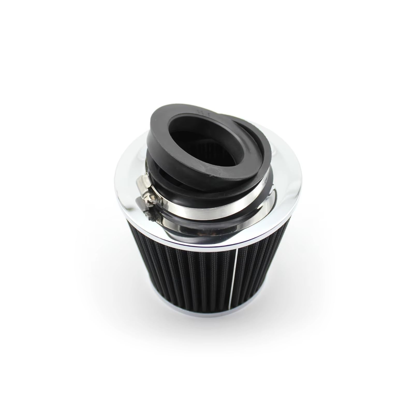Filtro De Aire Coche Para Entrada Aire Motor Coche Carreras Deportivo 90 80 76 70 63MM Filtro Alto Flujo Filtros Universales Frío 2,5 3 "3, Pulgadas(Red)