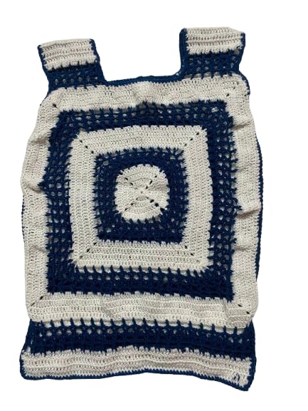 Woolen Pullover Top for Woman (Size 34) White,Blue-picture-28