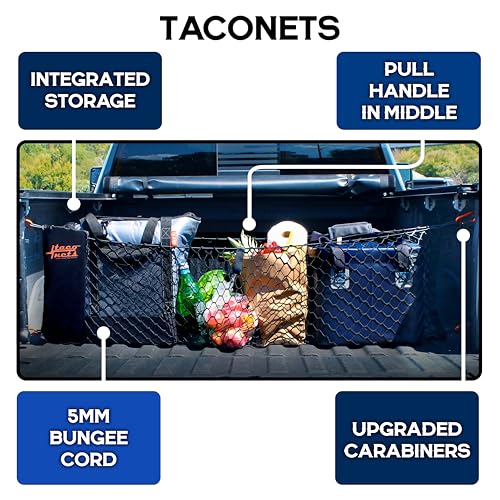 image for TacoNets Envelope Cargo Net for GMC Sierra & Chevy Silverado - Fits 20