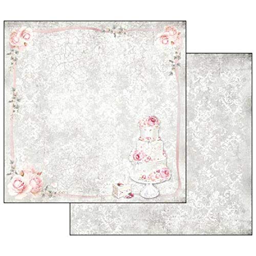 Stamperia Intl SBBL18 Wedding Double Sided Paper Pad (10/Pack), 12\" x 12\"