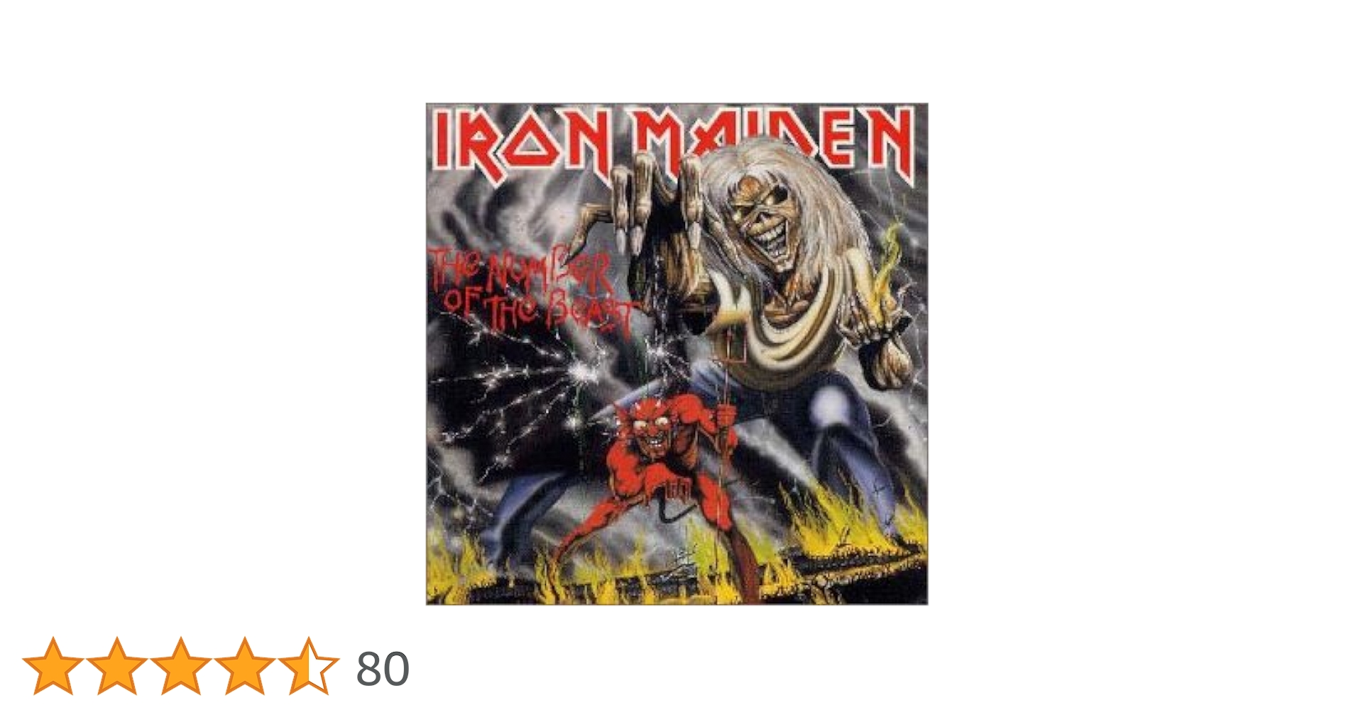 LP　アイアンメイデン　魔力の刻印　IRON MAIDEN　レコード アイアン・メイデン／魔力の刻印 LPレコード Number Of The