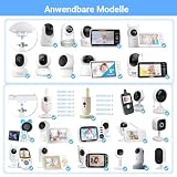 Uchwyt do elektronicznej niani GHB, uchwyt na kamerę dla niemowląt Philips Avent, uniwersalny uchwyt na klem, stojak na telefon komórkowy do momcozy/ieGeek/BOIFUN, uchwyt na telefon komórkowy