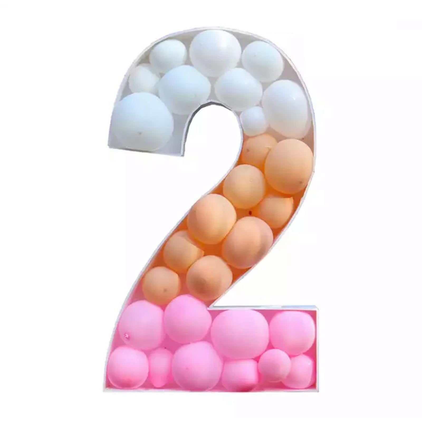 Creative Latex Number Balloon Box Display Stand Party Decoration Set For Birthday Wedding Decorations Safe Children Decoration Set