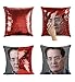 Kyle MacLachlan Twin Peaks Tv Series Actor_MA0215 Pillow Cover Sequin Mermaid Flip dwustronna poduszka Meme Emoji Actor Girls Boys Couch Office sofa (tylko pokrowiec)