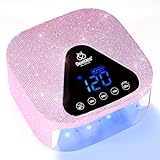 Beetles Uv Nail Lamp Cordless, Flash Cure Lamp for Gel Nails Polish Rechargeable Nail Lamp with 4 Modes Professional Low Heat Uv Led Lamp Nail Art Tools with Bag Manicured Gifts for Her