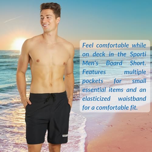 Sporti Men's Hybrid Board Shorts - Stylish Boardshorts for Men - UV Sun Protection, Chlorine Resistant3