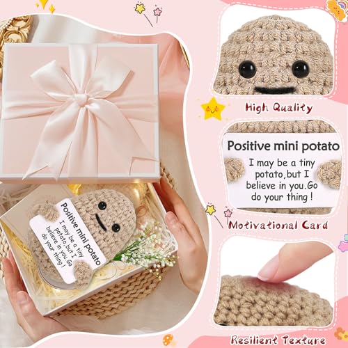 Muñeco crochet papa positiva para mujer y hombre miniatura 6