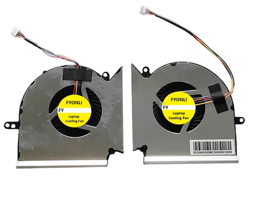 FYONLI New CPU & GPU Cooling Fan for MSI GE63 GL63 GV63 GP63 GP73 GE73 GL73 GE63VR MS-16P1 16P7 MS-17C1 Series PAAD06015SL N384 N383 PAAD06015SL N417 Fan (B0CFQ2DMVN) Amazon Price History, Amazon Price Tracker