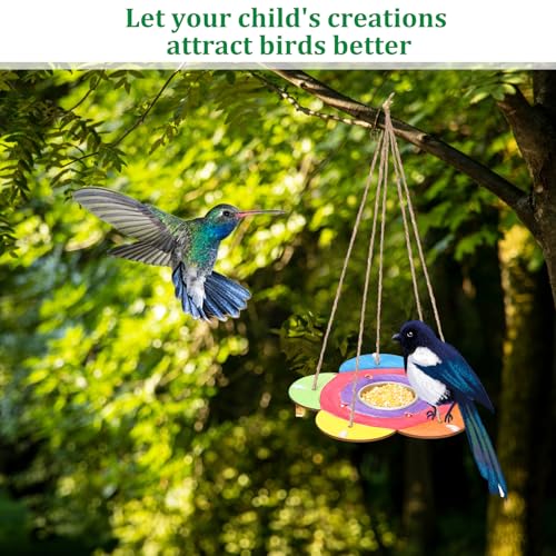 Mangeoires à oiseaux DoubleFill : kit de peinture idéal cadeau de fête - 7