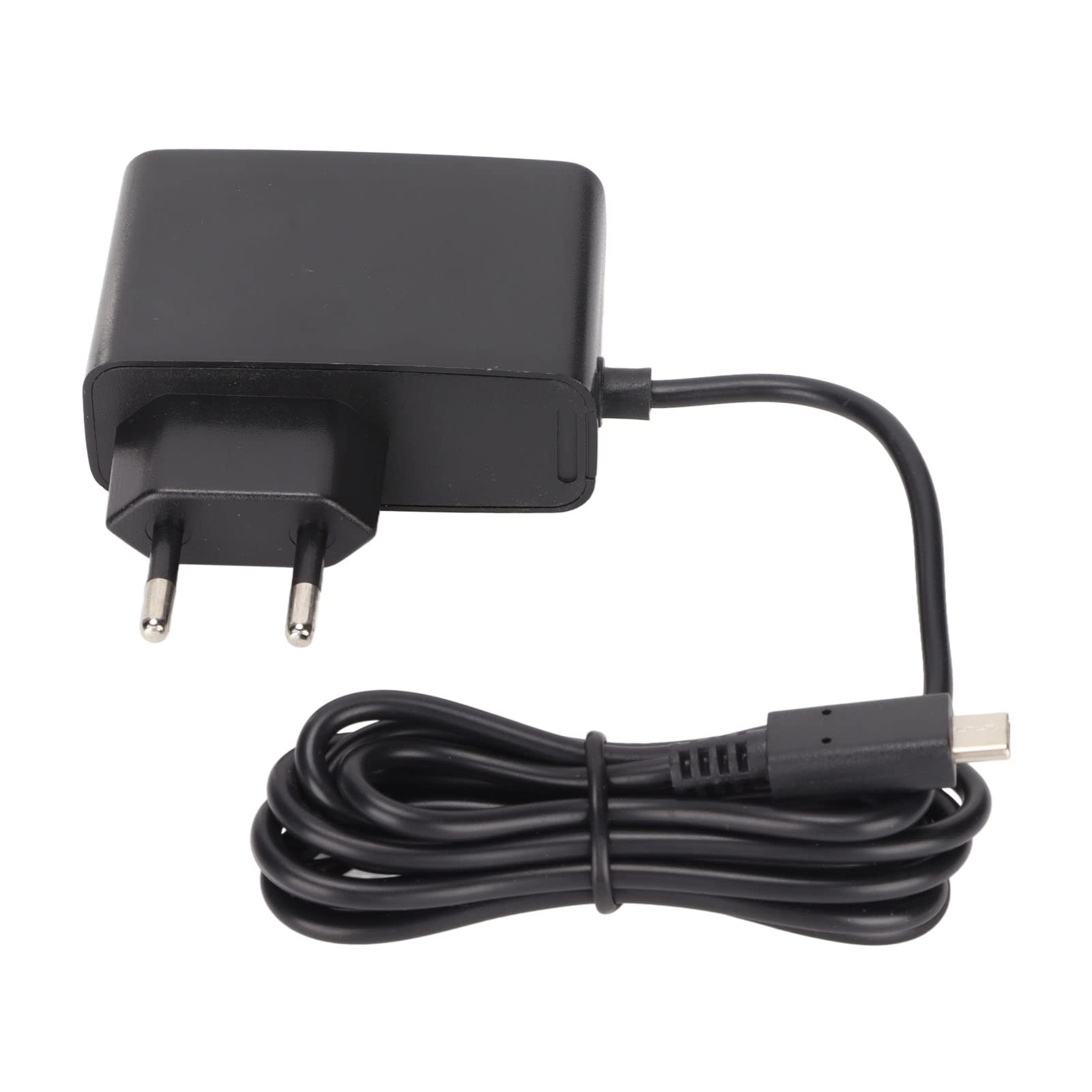 Switch-Typ-C-Wandladegerät Zum Schnellen Aufladen der Konsole – AC-Netzteil mit 5 V, 2,4 A Ausgang und Mehreren Schutzfunktionen – 4,9 Fuß Langes Kabel (EU-Stecker)