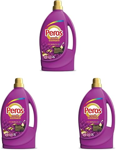 Peros Renk Uzmanı Renkliler Sıvı Bakım Deterajını 2000 ml (3 paketi)