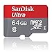 Produktbild SanDisk Ultra Android microSDXC 64GB bis zu 80 MB/Sek, Class 10 Speicherkarte + SD-Adapter FFP