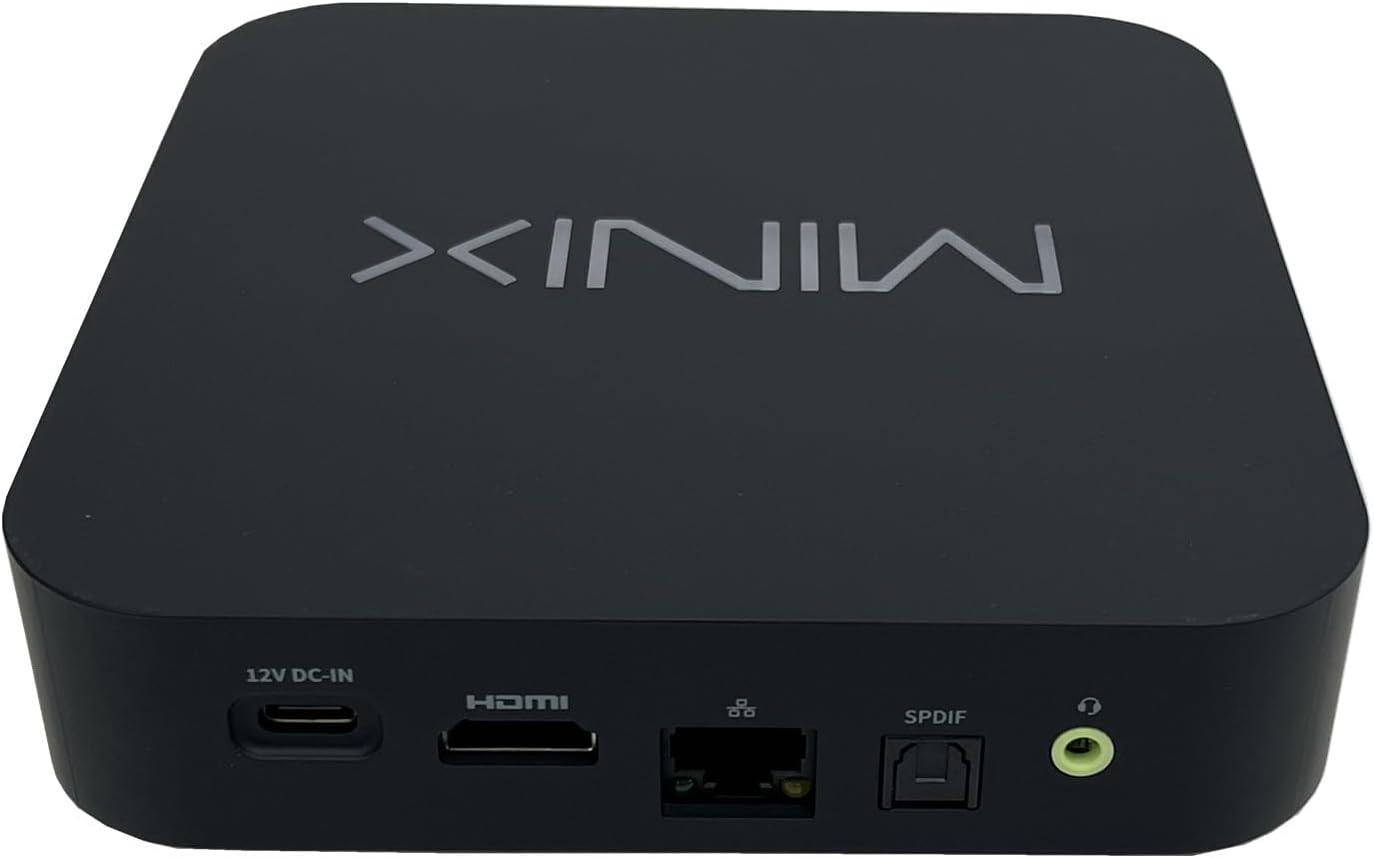 MINIX U8K-Ultra 8K UHD Android TV Box Amlogic S928X-K 128GB eMMC ROM 8GB LPDDR4X RAM WiFi6 1000M BT5.2 USB3.0 Support AV1 VP9 H.265 8K 60fps HDR Box with MINIX A3 Pro Wireless Six-Axis Gyroscope
