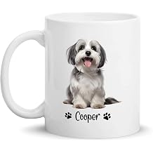Personalized Custom Havanese Dog Coffee Mugs - 11oz & 15oz Ceramic Gift for Dog Lovers