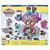 play doh plus difference PLAY-DOH -OSITOS DE GOMA, CHOCOLATES DIVERTIDOS, BARRAS DE CARAMELO LOCAS Y MÁS ¡La fábrica de dulces ofrece una amplia selección! En la máquina de dulces, se crean los ositos de gominola y las barras de chocolate y los moldes evocan chocolates dulces