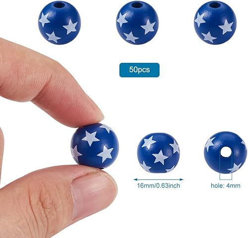 Miniatura 7 de 50 cuentas redondas con patrón de rayas de madera natural, tiras negras de madera blanca, agujero grande, cuentas de bola espaciadoras sueltas de