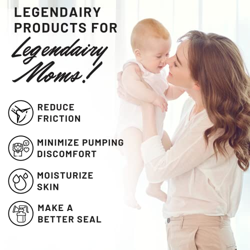 Image of Legendairy Milk Pumping Spray 4 oz., Helps Sore Nipples & Clogged Ducts, Organic Lubricant for Breast Shields and Flanges, Vegan Breast Pump Spray, Natural & Lanolin-Free, Made in USA