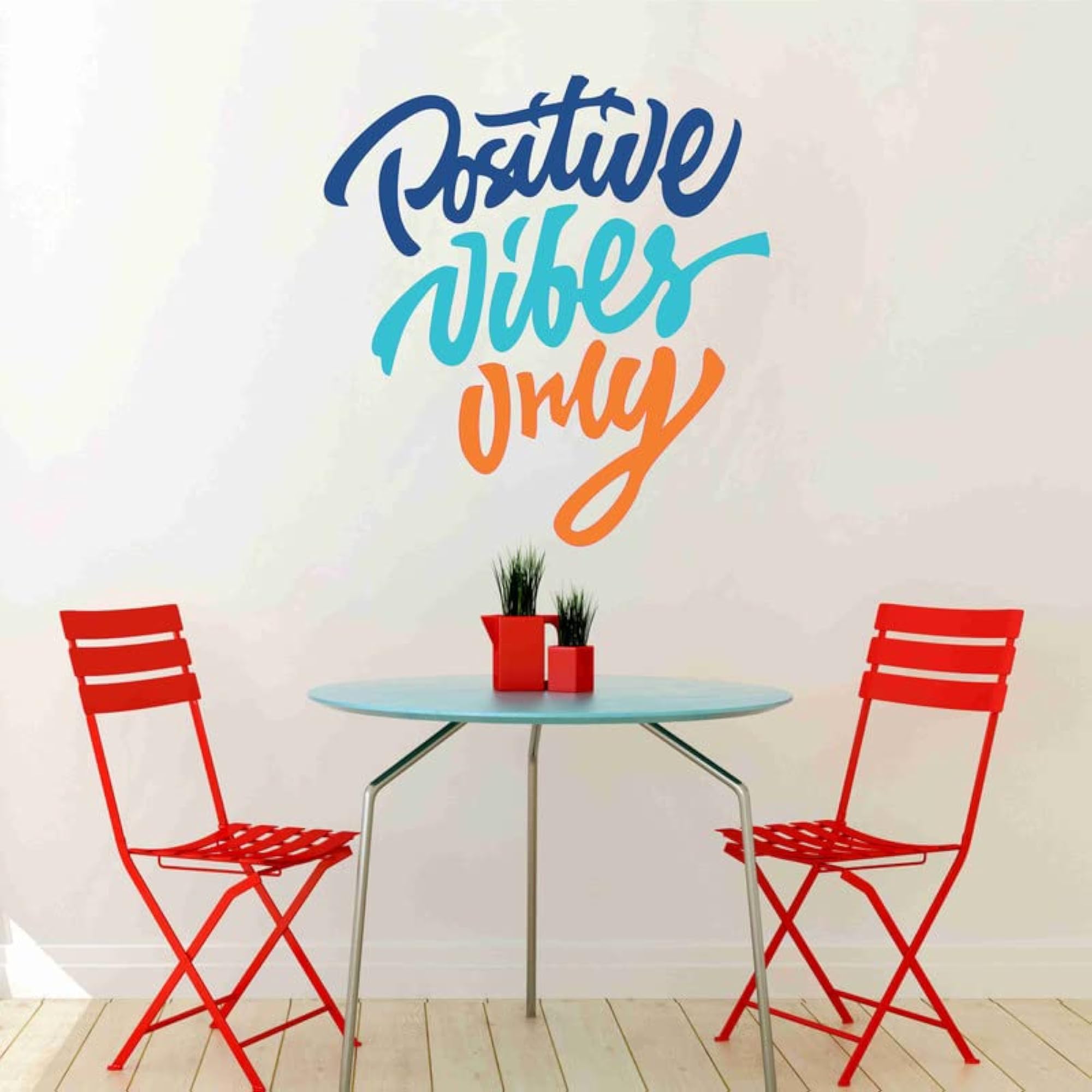 Possitive Sticker Positive Vibes Only Motivational Quotes Sticker, Home Decor – BLING QUEEN