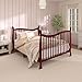 Dream On Me Violet 7-in-1 Convertible Full-Size Baby Crib with Toddler, Day & Full Bed Conversion in Cherry, GreenGuard Gold & BSA, 4 Mattress Heights, Sustainable Pinewood
