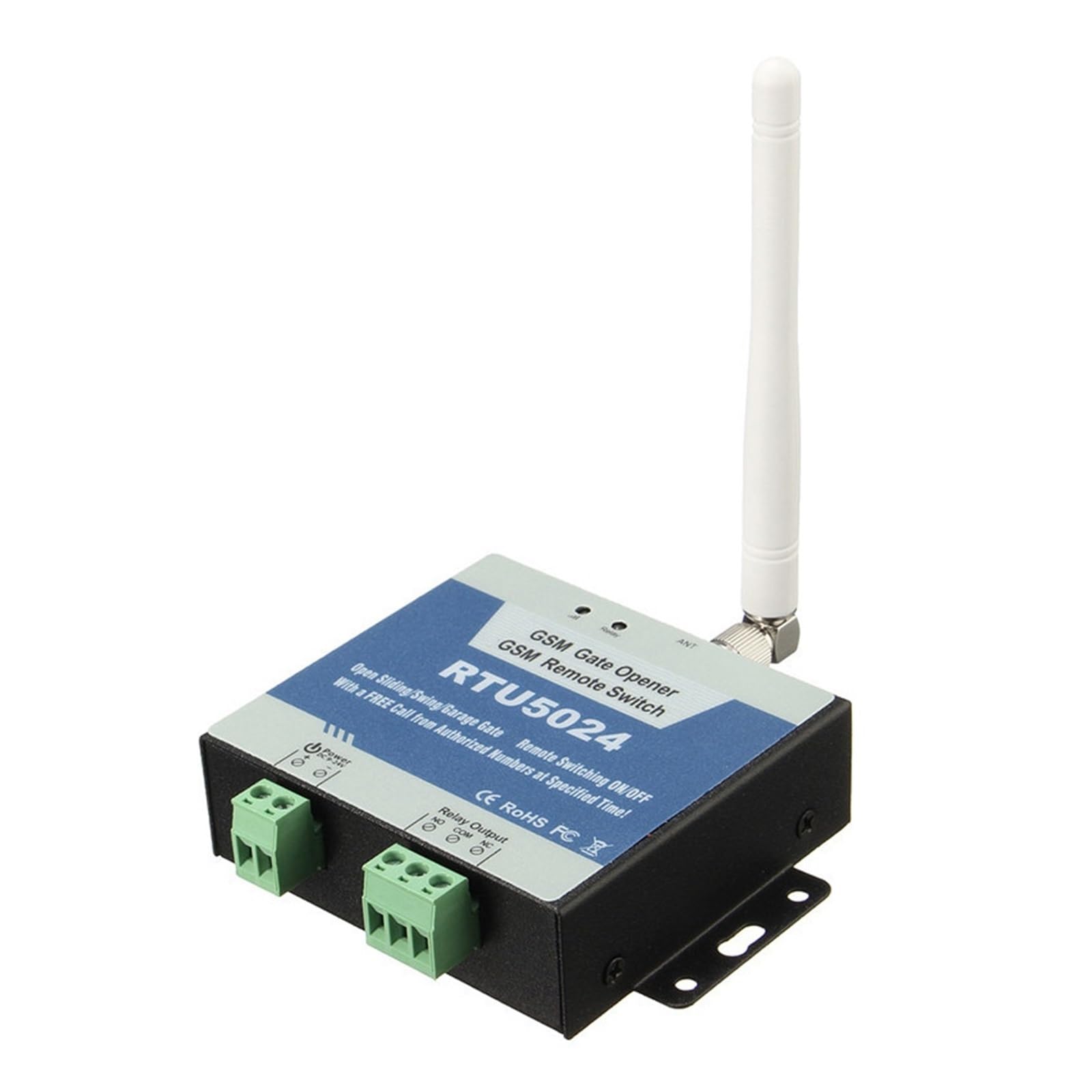 Gate Opener Relay Switch Wireless Remote Control Door Access Long Antenna Free Call 850/900/1800/1900MHz Door Opener Residential, Commercial
