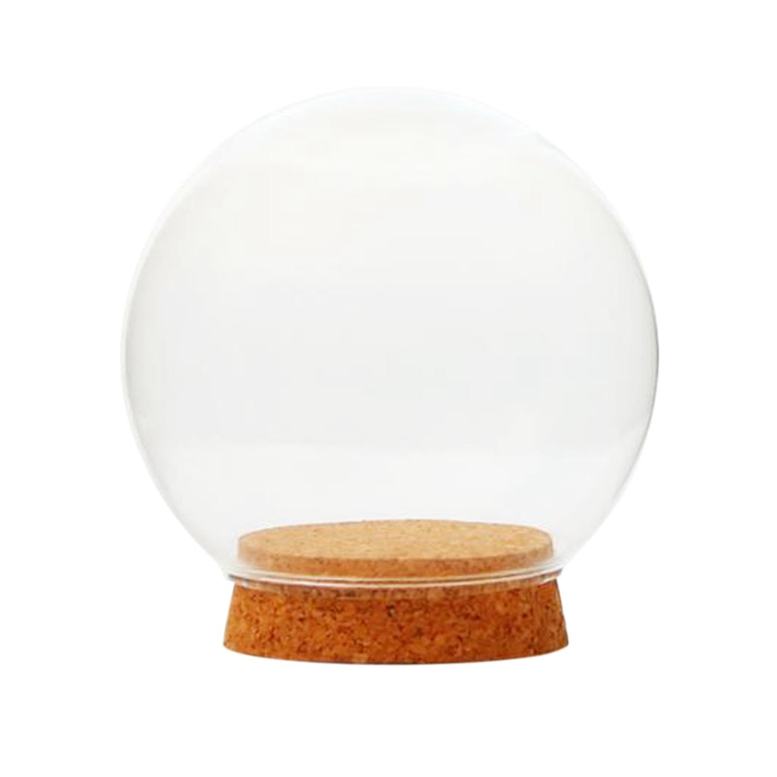 TWISAXC Dome Display Showcase Glass Globe Celebrating Special Occasions With Decorative Flair Protective Showcase Decorative Tabletop Display Lightweight Dustproof Clear Dome , 20cm
