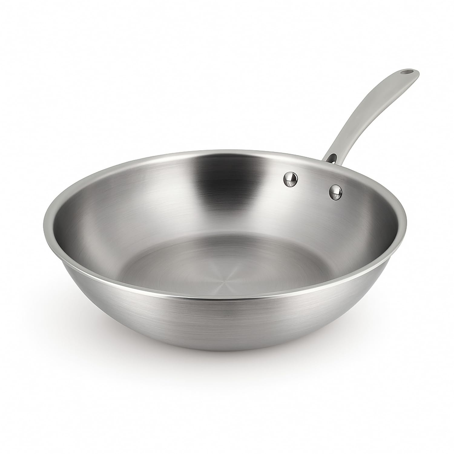MENASTYL Triply 24cm, wok inox, induction, fabriqué en France