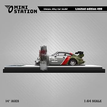 Amazon | 1/64 Mini Station ポルシェ RWB 964 gt シルバー