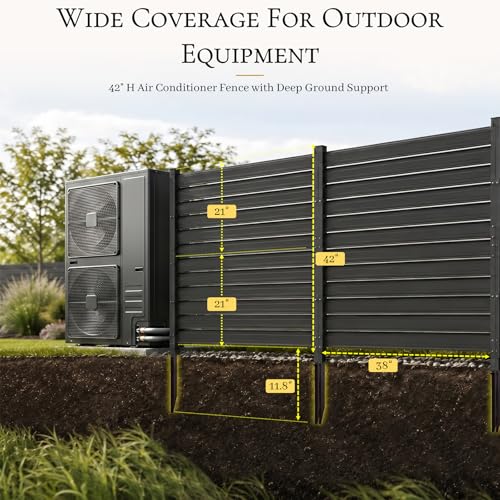2 Panel Air Conditioner Fence, 42