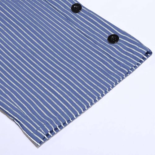 Striped Linen Capri Pants Women,2025 Casual Lightweight Summer Pinstripe Cropped Pants Beach Outfits3