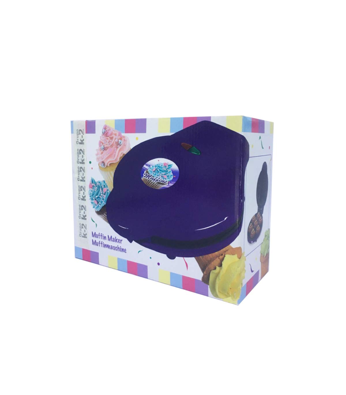 Wonduu Máquina De Muffins Y Magdalenas Bandejas Antiadherentes Amarillo