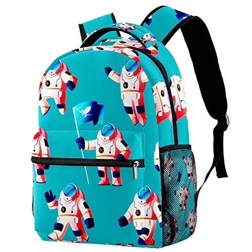 Sac à dos de voyage Leisure Campus Bleu astronaute avec porte-bouteille intégré
