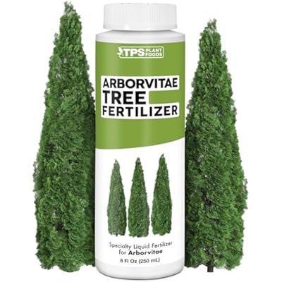 Arborvitae Tree Fertilizer for All Arborvitaes, Evergreen Shrubs and Thuja Trees, Liquid Plant Food 8 oz (250mL)