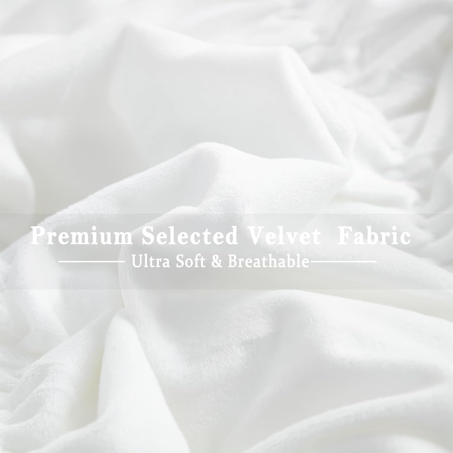 Bedbay Velvet Wrinkled Comforter Set Queen Size,White Ruched Bedding 3 Pcs,Aesthetic Boho Bedding Comforter,Luxury Velvet Ruffled Queen Bedding Sets,Shabby Chic Ruffle Fluffy Comforter Bed Set - Image 8