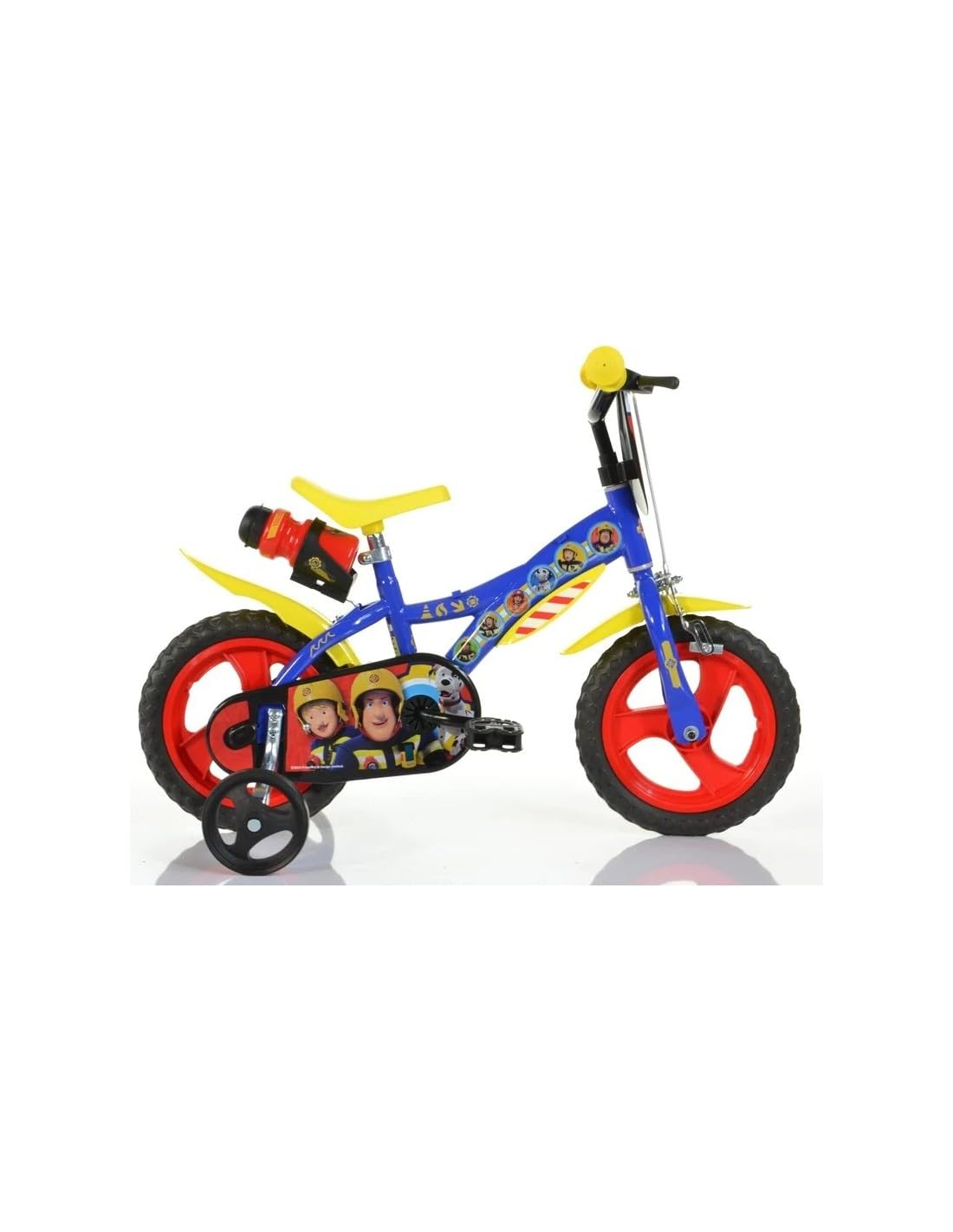 Dino Bikes BICI DA BAMBINO MISURA 12" BICICLETTA FIREMAN BIMBO LINEA SAM IL POMPIERE