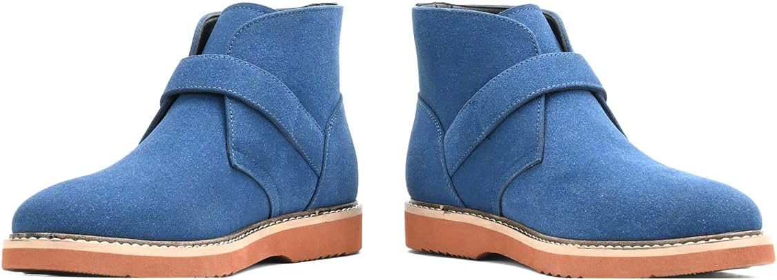 Men's Chukka Boots Casual Hiking Boot for men with Fashion Buckles