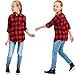 Grandwish Kids Long Sleeve Plaid Flannel Shirt 10